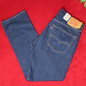 Levi's Original 501 Jeans 35 x 32 Button Fly 100% Cotton
